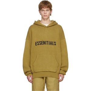 ESSENTIALS Fear Of God Oversized Knit Hoodie